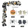 Guirnalda de Hojas de Arce Artificial Transfronteriza, Decoraciones Colgantes de Hojas Artificiales para Festival de la Cosecha de Otoño, Halloween, Decoraciones para Fiesta en el Jardín al por Mayor