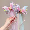 Accesorios para el Cabello de Hilo Esponjoso para Niños Diadema de Moño Pasador de Hilo Flotante para Niñas Diadema para Bebé Niña Femenina