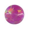 Anillo de gema Huagang redondo piedra OPALO superficie piedra desnuda OPALO artificial base plana liso combado color OPALO piedra principal