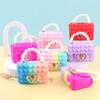 Vanguard Bolsa de Ombro Crossbody Infantil Bolsa de Ombro Bolha Pérola Bolsa de Silicone Bolsa de Ombro Crossbody Bolsa de Geléia
