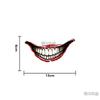 Comercio exterior Halloween labios de sangre calcomanía para coche labios de payaso malvado calcomanía reflectante para casco de motocicleta P158