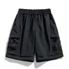 Pantalones Cargo de Marca a la Moda para Hombre Pantalones con Bolsillos de Solapa Grandes Estéreo Pantalones de Cinco Cuartos Pantalones Cortos Cargo para Exteriores Pantalones para Hombre con Múltiples Bolsillos de Solapa Pantalones Cargo de Sensación Fría Azúcar