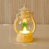 Linterna Retro Pony Luz de Vela Digital LED Mochila Lámpara de Queroseno Arreglo Decorativo Creativo para Vacaciones Ambiente Adornos Pequeños