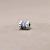 Yiluya Plata de ley S925 Estilo Nacional doble separador de palillos cuentas sueltas hecho a mano DIY cuerda trenzada con cuentas accesorios estilo étnico