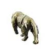 Armadura de latão tigre de guerra retro bronze pet de mesa para chá sólido criativo pequenos ornamentos artes e artesanato decorativo atacado