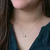 Verano 2024 Nuevo Collar para Madre e Hija Cálido Anillo Doble Collar de Circonita Casual Regalo de Cumpleaños Femenino Nuevo de Moda
