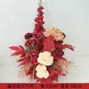 Arreglo Floral para Boda, Decoración de Escena de Boda, Camino de Flores Artificiales, Ceremonia de Entrega de Flores, Accesorios para Fotos