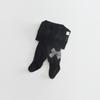 Meia-calça para meninas Outono e Inverno Forrado de lã Engrossado Quente Desgaste Externo Arco Grande PP Bebê Meias Infantis Leggings de Bebê