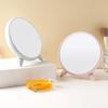 Espejo de Maquillaje de Escritorio Portátil con Soporte Espejo de Tocador para el Hogar Espejo de Belleza para Estudiantes de Dormitorio Celebridad de Internet Espejo de Princesa