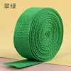 Fita de Polipropileno Colorida, Fita de Nylon, Alças de Mochila, Alças de Bolsa Escolar, Fitas Planas, Acessórios Artesanais, Fita de Miçanga de PP 2,5cm