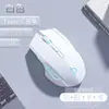 Ratón Inalámbrico Bluetooth Clan Jian Sheng Triple Modo Silencioso para Juegos, Oficina, Estudio, Biblioteca, Carga, Larga Duración de Batería
