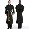 M-XL Fantasias de Casal Masculinas e Femininas Fantasias de Halloween de Padre e Freira Fantasias Cosplay de Baile de Máscaras