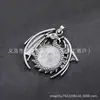 Pingente de Pedra Natural e Cristal, Pingente de Cristal Rosa e Ametista, Pingente de Coração, Pingente de Pedra Natural Hexagonal Colunar Ponta Única Pterodáctilo