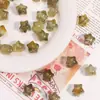 Ins estrela de cinco pontas em gradiente fresh com contas de resina estrela furo reto contas soltas pulseira DIY feita à mão acessórios de joias materiais