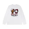 Marca de Moda Suministro Mayorista Transfronterizo Comercio Exterior Camiseta de Manga Larga Pe Pesado 300g Tiburón Top Tee 2