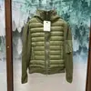 Chaqueta de Algodón para Hombre Marca M Invierno con Capucha Holgada Cálida Retazos Insignia Abrigo de Algodón
