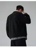 Servicio de compras en Dongdaemun, Corea: Cárdigan de punto de lana de alpaca de alta calidad, reduce la edad, corte holgado, casual, con cuello redondo para hombre, CD1827
