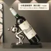 Fabricante Original Galvanizado Urso Violento Porta-Vinho Ornamento Processamento Logotipo Personalizado Vários Tamanhos Atacado Personalização