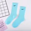 Calcetines Adi Clover para Hombre Deportivos de Hilo Largo de Moda Algodón Puro Absorbentes para Mujer Calcetines de Pareja con Tres Rayas