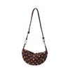 Bolsa Feminina Resistente com Ilhós e Rebites Estilo Punk 2025 Moda Europeia e Americana Nova Bolsa de Ombro Único, Sob o Braço, Transversal