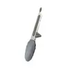 En stock con soporte clip de silicona clip para alimentos cocina acero inoxidable clip de silicona para alimentos clip para alimentos de carne barbacoa pan