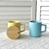 Caneca Empilhável Cerâmica Cor Pura com Manga Personalizada para Logo Pequena para Água Café Leite Presente Fábrica Liling
