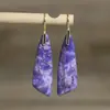 Pendientes colgantes artísticos retro color piedra emperador natural elegantes elegantes elegantes elegantes pendientes para mujer pendientes pendientes