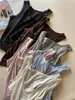 Como pele de bebê! Camisole de Lyocell sem mangas confortável e respirável para mulheres Primavera Verão uso único camada base Verão