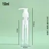 Garrafas de loção em estoque para atacado, garrafas de shampoo, garrafas de álcool em gel, garrafas plásticas transparentes, garrafas com dispensador de pressão, garrafas de embalagem plástica