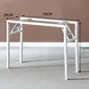Estrutura de Perna de Mesa Dobrável Simples Suporte de Ferro para Mesa Acessórios de Perna de Mesa Perna de Mesa para Sala de Jantar Doméstica Estrutura de Mesa Quadrada em Forma de X