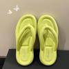 Chanclas impermeables nuevas, de EVA, de moda, con suela gruesa, desodorantes para el hogar, antideslizantes, para mujer, ropa exterior de verano