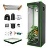 Tienda de Cultivo de Plantas Transfronteriza 80*80*180cm Kit Completo con Luz Ajustable Cultivo Interior Temperatura Constante Tienda Protectora
