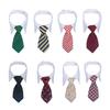Corbata de Navidad para Mascotas Pajarita Corbata Rayada Cuadros Collar Bufanda Babero Bufanda Cuello Falso Pañuelo Nudo