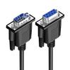 Fio de porta serial db9rs232 de cobre 9 pinos macho/macho-para-fêmea/fêmea conexão direta cruzada gravação com cabo de dados para impressora