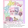 Traje de Globos de Cumpleaños para Niños en Español 12345-años Escena de Fiesta Conjunto de Suministros Decorativos para Niños y Niñas