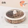 Venda Direta de Fábrica de Caixa de Armazenamento de Frutas Secas com Tampa, Caixa de Doces para Mesa de Centro com Divisórias e Anel de Vedação, Bandeja de Frutas Secas de Grande Capacidade com Vedação