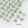 Dongzhou Cristal 8mm Cabeça de Gato Alta Qualidade K9 Super Brilhante Pedras de Strass para Nail Art Gato da Sorte Estilo Francês Celebridade da Internet Decorações de Strass para Nail Art