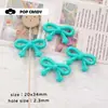 DIY Crema Colorido Encaje Estrella Lazo DIY Accesorios Hechos a Mano Cuentas Sueltas Acrílico Cadena para Teléfono Móvil Llavero Cuentas