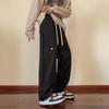 Pantalones cargo estilo americano para hombre, verano delgado, estilo japonés retro holgados de pierna ancha, ropa de trabajo, pantalones casuales, marca de moda, pantalones high street