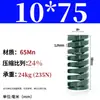 Molde de Resorte de Compresión de Primavera Verde Molde de Resorte Doméstico 65Mn Resorte Tf Alambre Plano de Alta Resistencia Compresión Estándar Japonés Resorte Rectangular