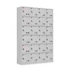 Gabinete de Carga para Herramientas Eléctricas Gris y Blanco Gabinete de Almacenamiento y Distribución de Energía para Obra Caja de Carga para Llave Inglesa Eléctrica para Obra Gabinete de Carga para Tableta