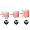 280/350ml Fiambrera Térmica de Doble Pared Frasco para Alimentos Japonés 500ml Olla Pequeña para Estofado Color Degradado