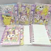 Nuevo cuaderno de dibujos lindo con temática de mascotas, bloc de notas portátil de espiral categorizado, cuaderno pequeño, artículo de regalo para estudiante