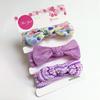 Set de Accesorios para el Cabello de Tres Piezas Estilo Europeo y Americano para Niños, Diademas de Moño para Niños y Niñas, Diademas Elásticas que No Aprietan la Cabeza para Bebés