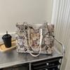 Bolsa Feminina de Grande Capacidade 2026 Nova Tendência Moda Estampa de Desenho Animado Bolsa Tote Elegante para o Dia a Dia Bolsa de Ombro Bolsa Grande