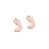 26 Colgantes Asimétricos de Aleación con Goteo de Aceite Letra Inglesa P Colgantes para Pulsera Hecha a Mano DIY Cadena de Teléfono Móvil Accesorios de Joyería