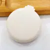 Peine Pequeño Plegable de Masaje con Espejo de Maquillaje para Mujer, Peine Pequeño con Cojín de Aire para el Corazón de la Niña, Portátil