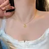 "Fragmento de Estrella Oveja Cálida" Collar de Oveja Dorada Dulce y Alegre Estilo Hada Reductor de Edad Moderno Suave Versátil Cadena para Clavícula para Mujer