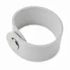 Anillo de almacenamiento de botón a presión de cuero PU para bufandas, corbatas, diademas y accesorios, organizador de cajones con anillo de hebilla de cuero