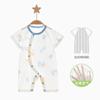 Macacão de Bebê, Pijama de Verão para Meninos e Meninas, Macacão Fino e Respirável de Manga Curta, Roupas de Verão para Bebê, Roupas para Recém-Nascidos